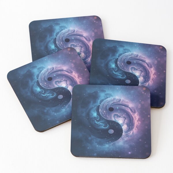 Item preview, Blue and Violet Yin Yang designed and sold by AbstractAnom.
