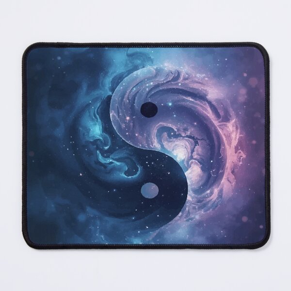 Item preview, Blue and Violet Yin Yang designed and sold by AbstractAnom.