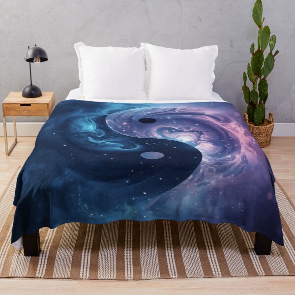 Item preview, Blue and Violet Yin Yang designed and sold by AbstractAnom.