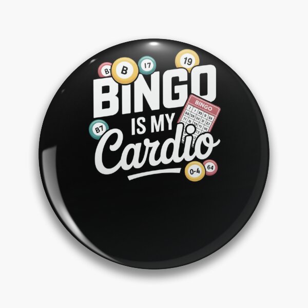 Item preview, Bingo Is My Cardio Funny Game Player Design designed and sold by SuperAndSocial.