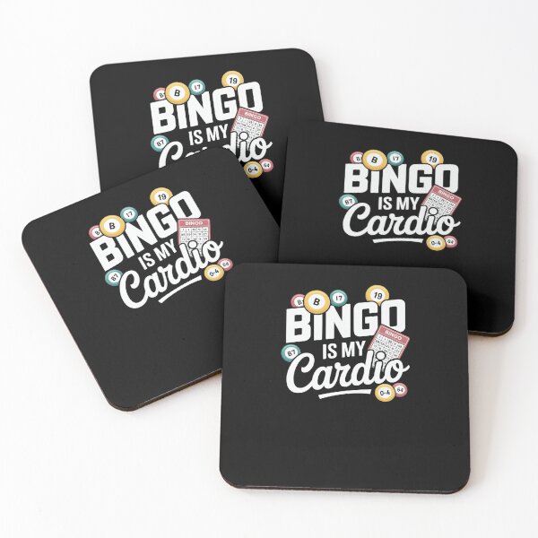 Item preview, Bingo Is My Cardio Funny Game Player Design designed and sold by SuperAndSocial.