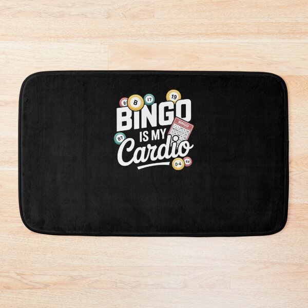 Item preview, Bingo Is My Cardio Funny Game Player Design designed and sold by SuperAndSocial.