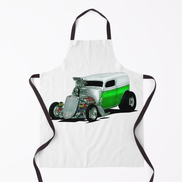 Item preview, Exclusive drawing modern american hot rod 1932 Model A V8 Delivery Supercharged engine designed and sold by Cars23.