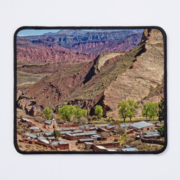 Item preview, La Cienaga Village - Andean Landscape Photo Jujuy - Travel Print designed and sold by Keltoi-art.