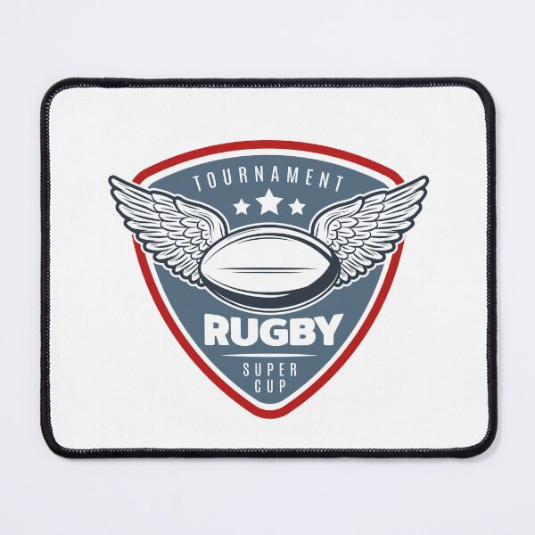 Item preview, Vintage Winged Rugby Ball Tournament Super Cup Sticker designed and sold by topprinting.