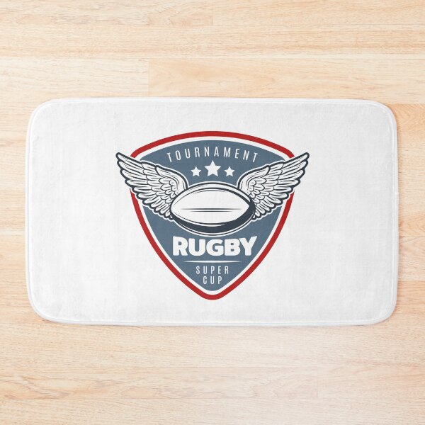 Item preview, Vintage Winged Rugby Ball Tournament Super Cup Sticker designed and sold by topprinting.