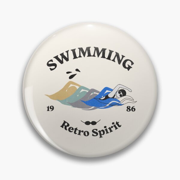 Item preview, Ocean Colors Retro Swimming – Vintage Swim Aesthetic designed and sold by RealLifeMerchies.
