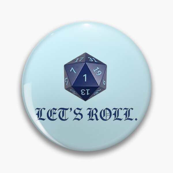 Item preview, "Let's Roll." RPG Sticker designed and sold by AestheticRPG .