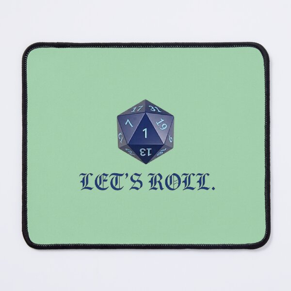 Item preview, "Let's Roll." RPG Sticker designed and sold by AestheticRPG .