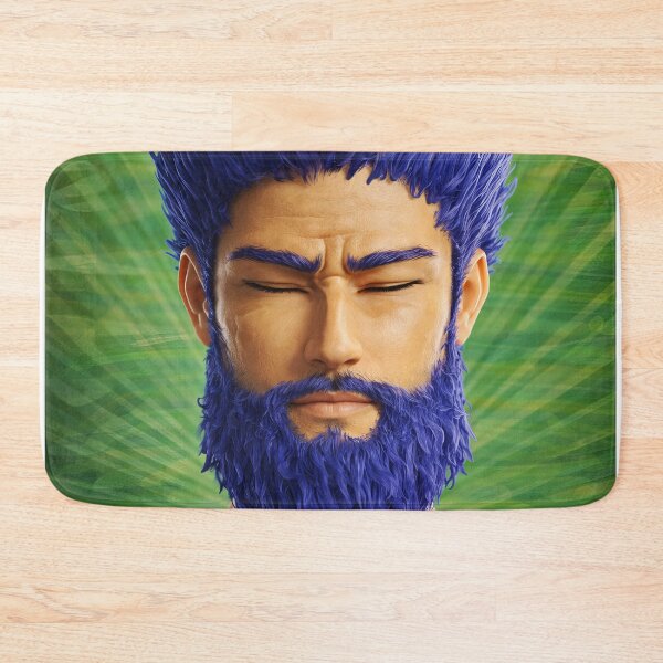 Item preview, Bluebeard Man - 3D Digital Zen Portrait - Modern Art Print designed and sold by Keltoi-art.