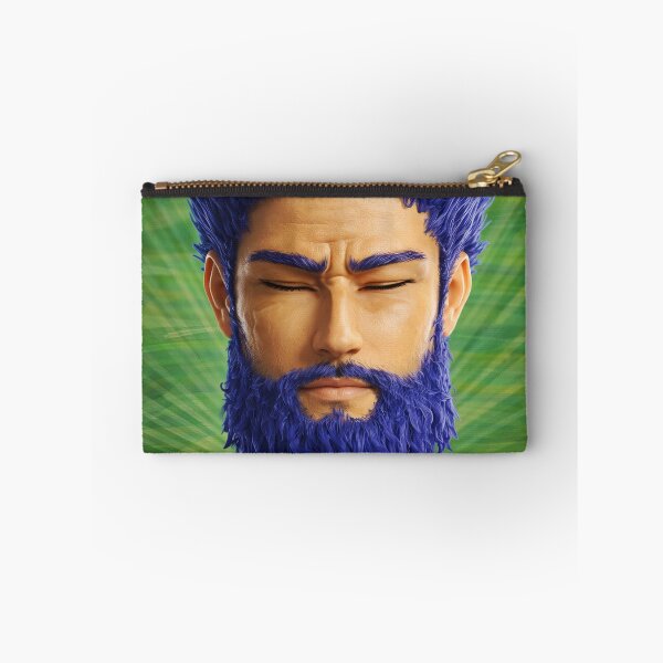 Item preview, Bluebeard Man - 3D Digital Zen Portrait - Modern Art Print designed and sold by Keltoi-art.