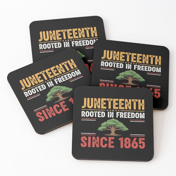Item preview, Juneteenth Rooted In Freedom Since 1865 Simple Funny Text designed and sold by Designs-RZ.