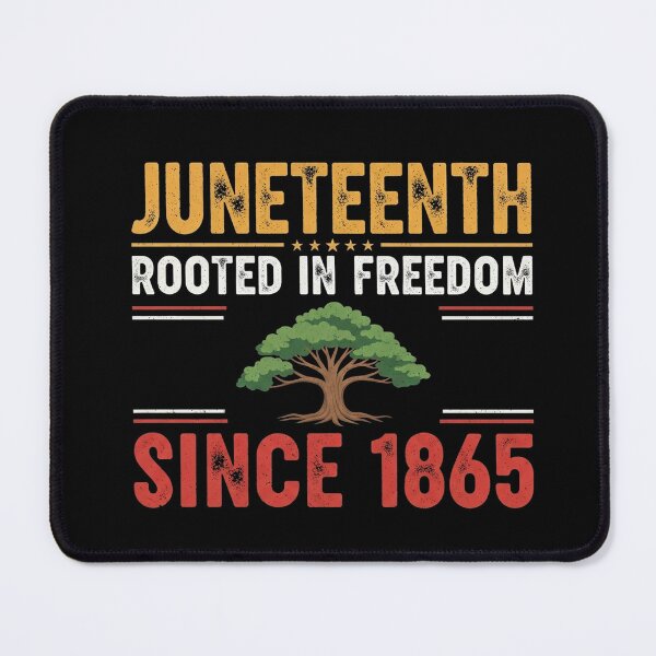 Item preview, Juneteenth Rooted In Freedom Since 1865 Simple Funny Text designed and sold by Designs-RZ.