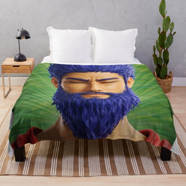 Item preview, Bluebeard Man - 3D Digital Zen Portrait - Modern Art Print designed and sold by Keltoi-art.