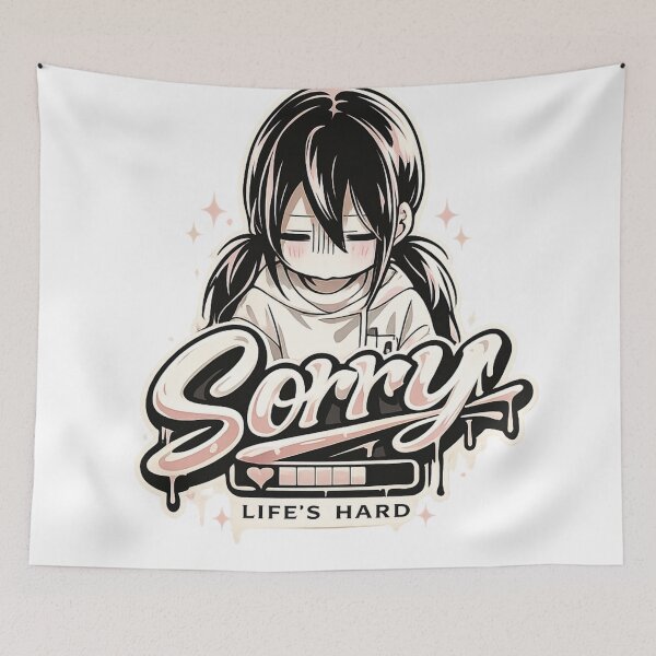 Item preview, Sorry – Sad Life Bar Graffiti Streetwear Logo designed and sold by ANIKO STORE.