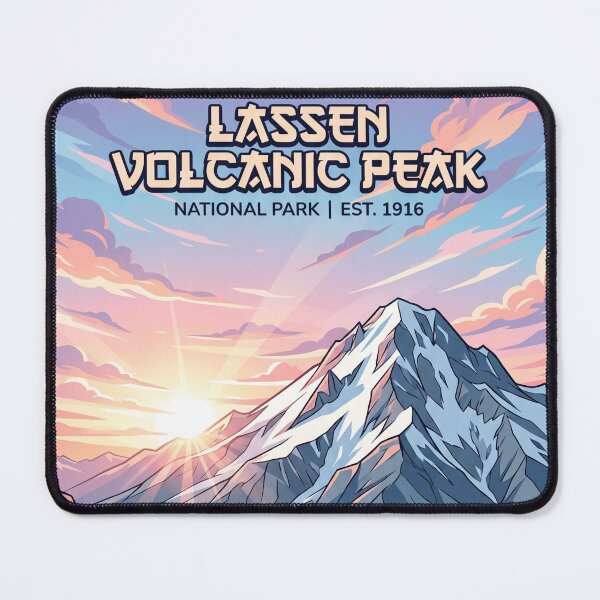 Item preview, Cozy Vintage Anime Lassen Volcanic Peak Travel designed and sold by SpiriTravels.