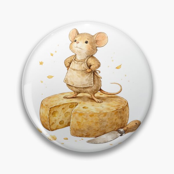 Item preview, Artisan Cheese Mouse Farmers Market Foodie Gift designed and sold by AQUILAKREO.