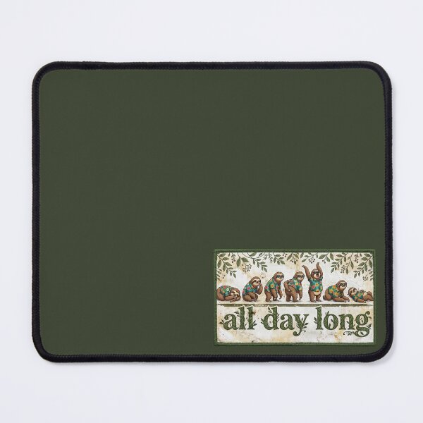 Item preview, Sloth Life No.6: all day long Funny Lazy Sloths Vintage designed and sold by NO BEAVER NO PUNK.