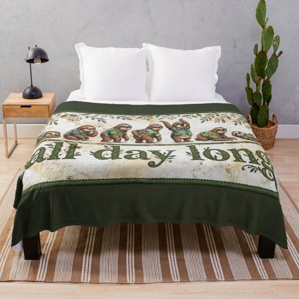 Item preview, Sloth Life No.6: all day long Funny Lazy Sloths Vintage designed and sold by NO BEAVER NO PUNK.