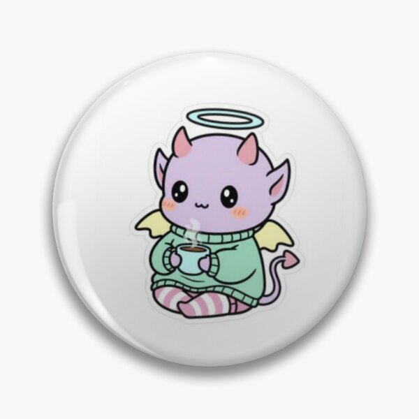 Item preview, Cute Kawaii Devil Sticker - 5 x 7.5 designed and sold by Stickers-maker2.