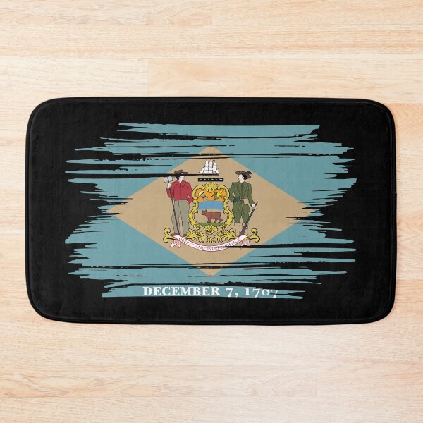 Item preview, Distressed Delaware State Flag DE designed and sold by shitpostee.