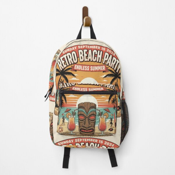 Item preview, Retro Beach Party 2024 – Endless Summer Tiki Vibes designed and sold by ObsidianUruk.