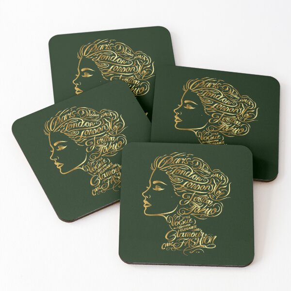 Item preview, Vintage Fashion on My Mind Vintage Woman Profile Fashion Capitals designed and sold by MalisoStickers.