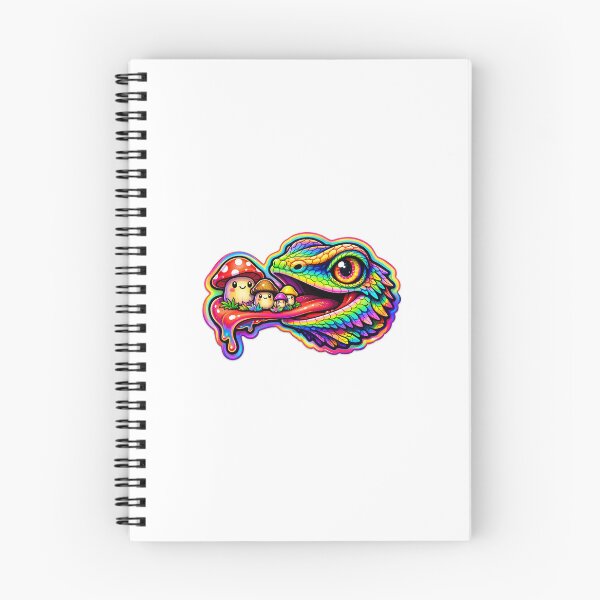 Item preview, Psychedelic Lizard and Mushroom Family designed and sold by Bluff Ridge Creations.