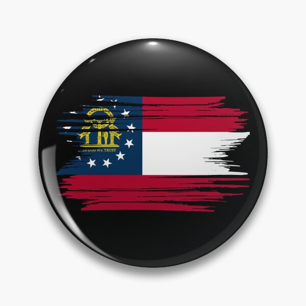 Item preview, Distressed Georgia State Flag GA designed and sold by shitpostee.