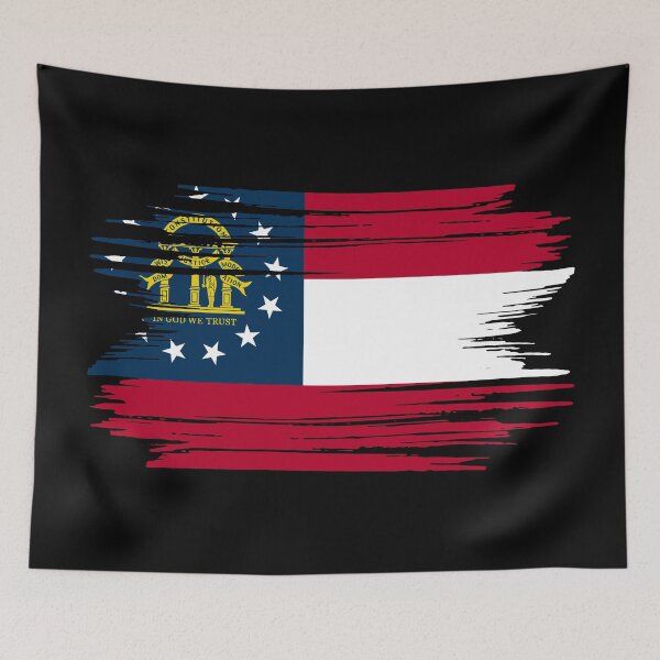 Item preview, Distressed Georgia State Flag GA designed and sold by shitpostee.