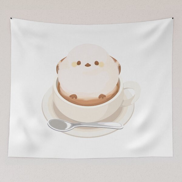 Item preview, 【Long-tailed tit】Latte art designed and sold by rizuNM.