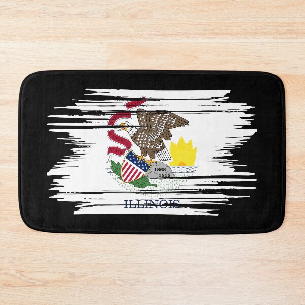Item preview, Distressed Illinois State Flag IL designed and sold by shitpostee.