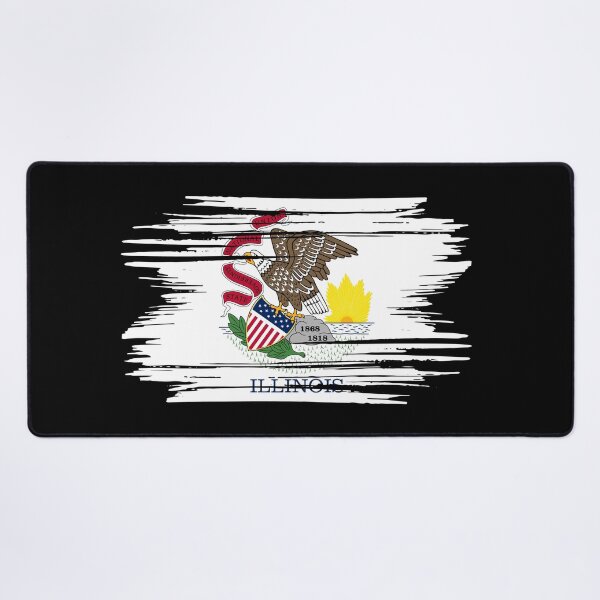 Item preview, Distressed Illinois State Flag IL designed and sold by shitpostee.