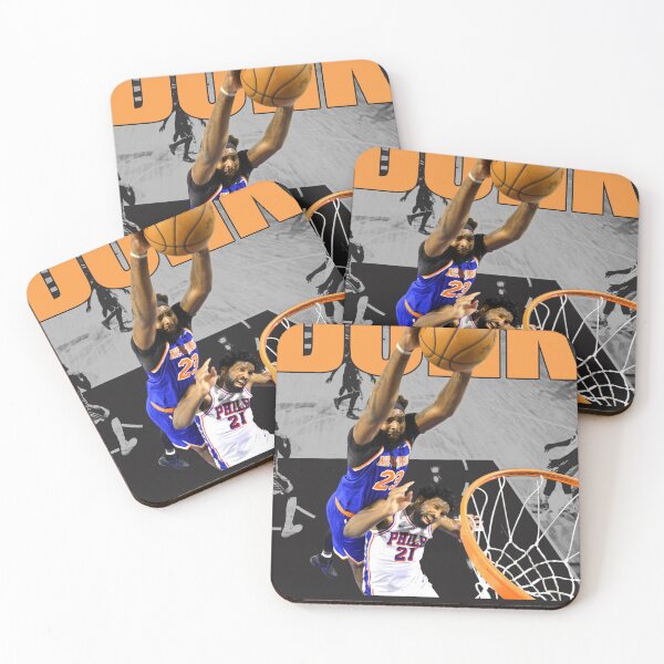 Item preview, Mitchell Robinson Dunks On Joel Embiid Basketball designed and sold by StickyWycky.