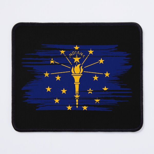 Item preview, Distressed Indiana State Flag IN designed and sold by shitpostee.