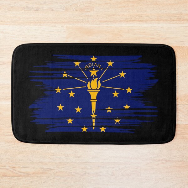 Item preview, Distressed Indiana State Flag IN designed and sold by shitpostee.
