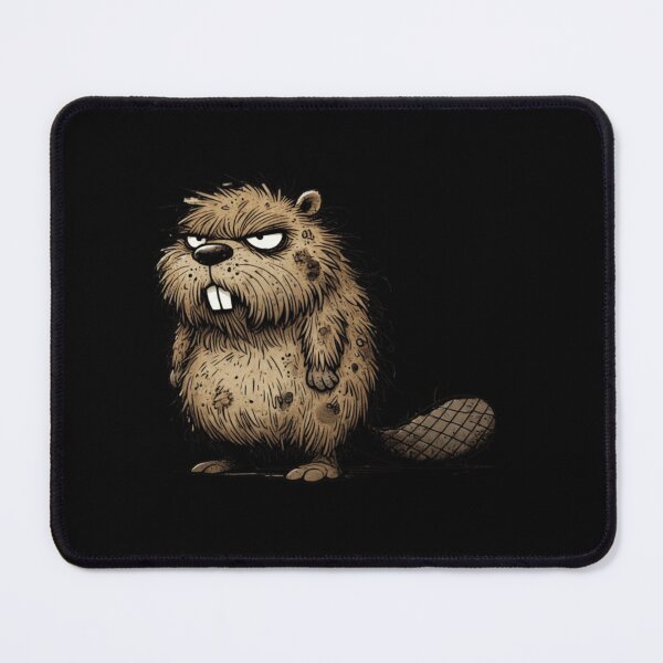 Item preview, Grumpy Beaver Moody Cartoon Poster Design Today Graphic designed and sold by SharoKayd.
