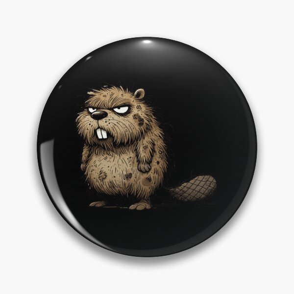 Item preview, Grumpy Beaver Moody Cartoon Poster Design Today Graphic designed and sold by SharoKayd.