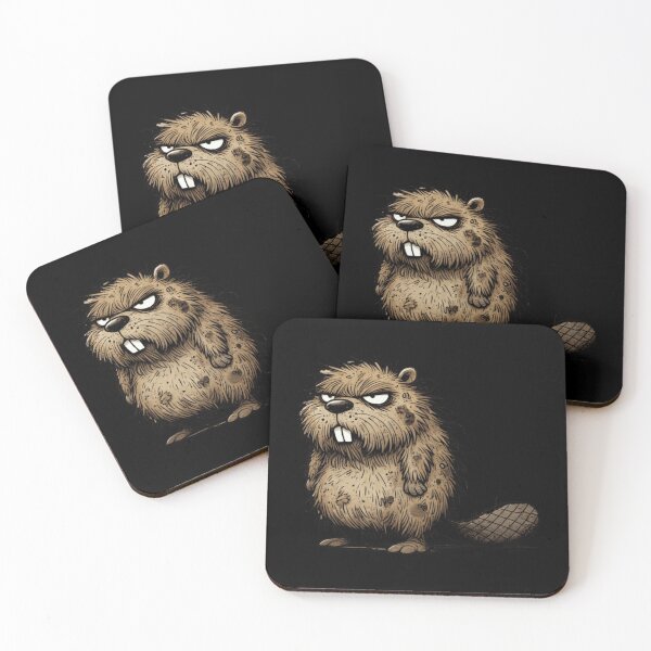 Item preview, Grumpy Beaver Moody Cartoon Poster Design Today Graphic designed and sold by SharoKayd.
