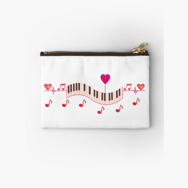 Item preview, Piano keys, hearts and musical notes. designed and sold by YEMIDELDESIGNS.