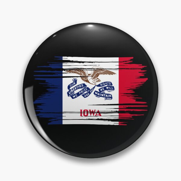 Item preview, Distressed Iowa State Flag IA designed and sold by shitpostee.