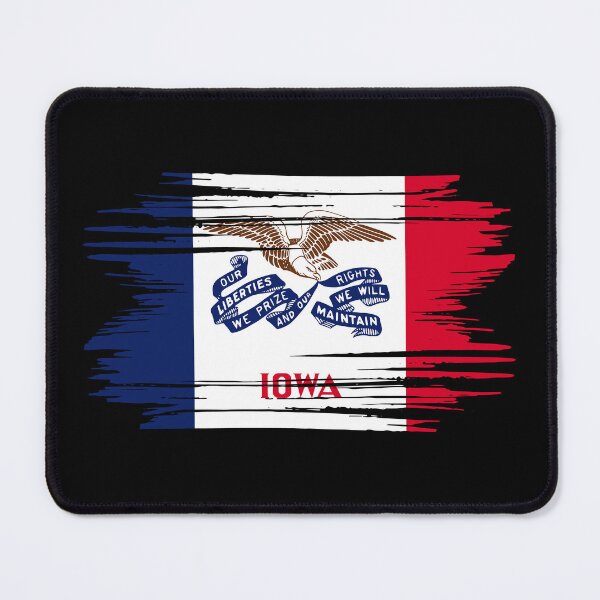 Item preview, Distressed Iowa State Flag IA designed and sold by shitpostee.