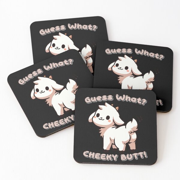 Item preview, Funny White Goat Guess What Cheeky Zoo Boys Girls Kids designed and sold by rafaeltto.