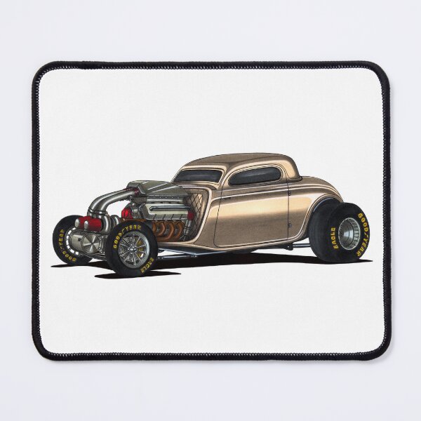 Item preview, Exclusive drawing modern american hot rod 1932 Model A Coupe V8 Supercharged engine designed and sold by Cars23.