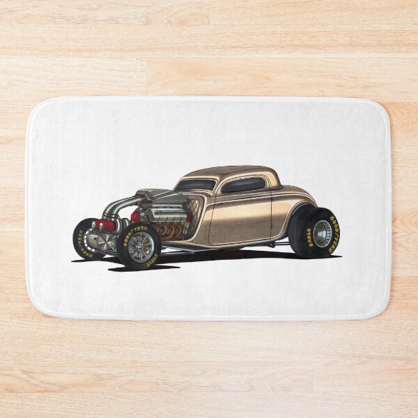 Item preview, Exclusive drawing modern american hot rod 1932 Model A Coupe V8 Supercharged engine designed and sold by Cars23.