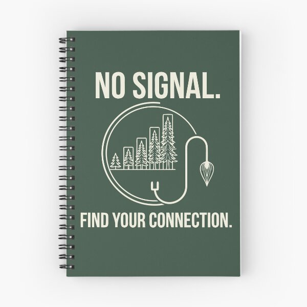 Item preview, No Signal Find Your Connection Minimalist Nature designed and sold by Muted Mind.