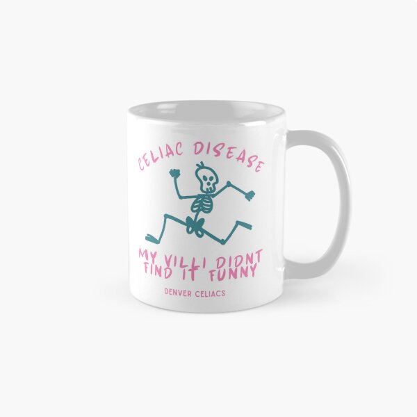 Item preview, Skull celiac villi designed and sold by DenverCeliacs.