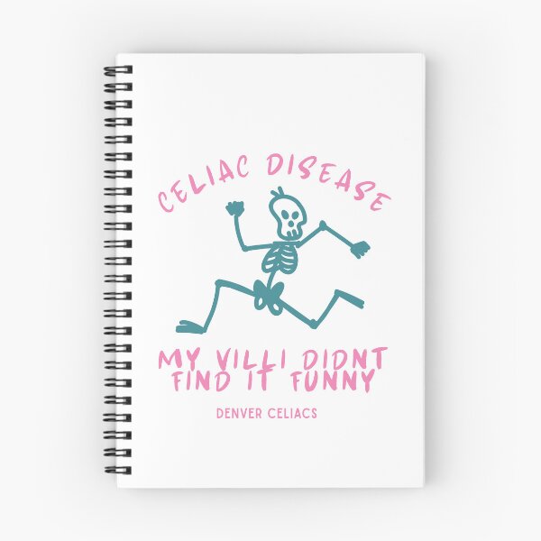 Item preview, Skull celiac villi designed and sold by DenverCeliacs.