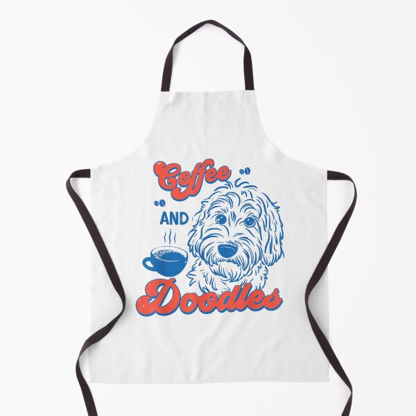 Item preview, Coffee And Doodles | Retro Goldendoodle Dog Mom Coffee Lover designed and sold by Alluka Brand.