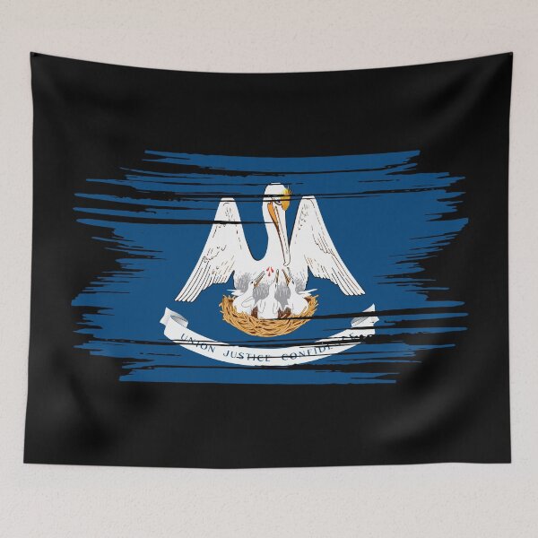 Item preview, Distressed Louisiana State Flag LA designed and sold by shitpostee.